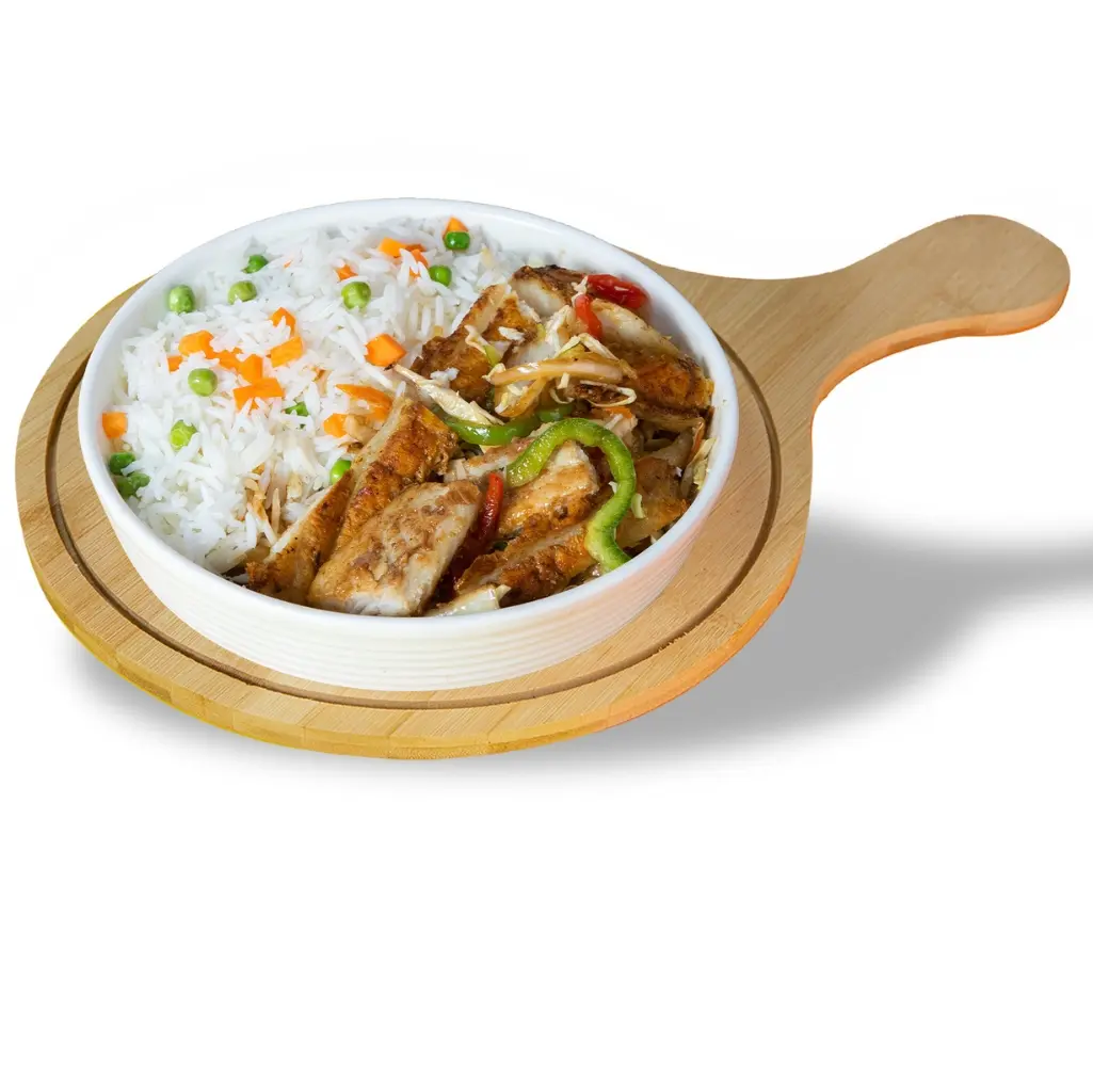 Sliced Fish	With Rice